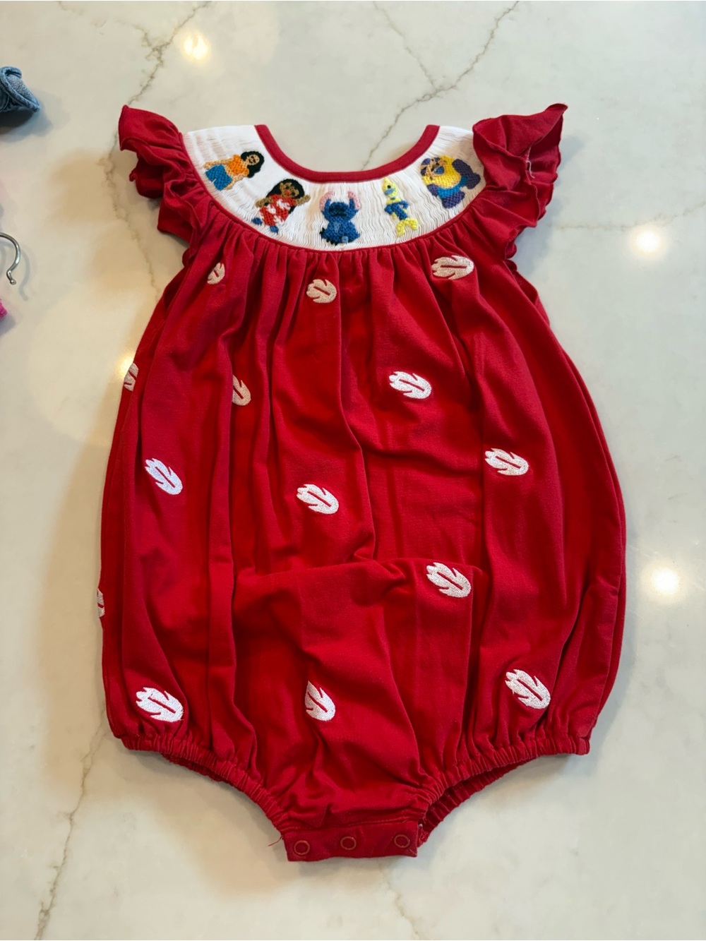 Lilo and Stitch Bubble Romper // 24m